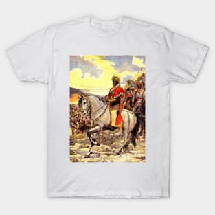 Menelik II of Ethiopia, Battle of Adwa, illustration (C036/6546) T-Shirt